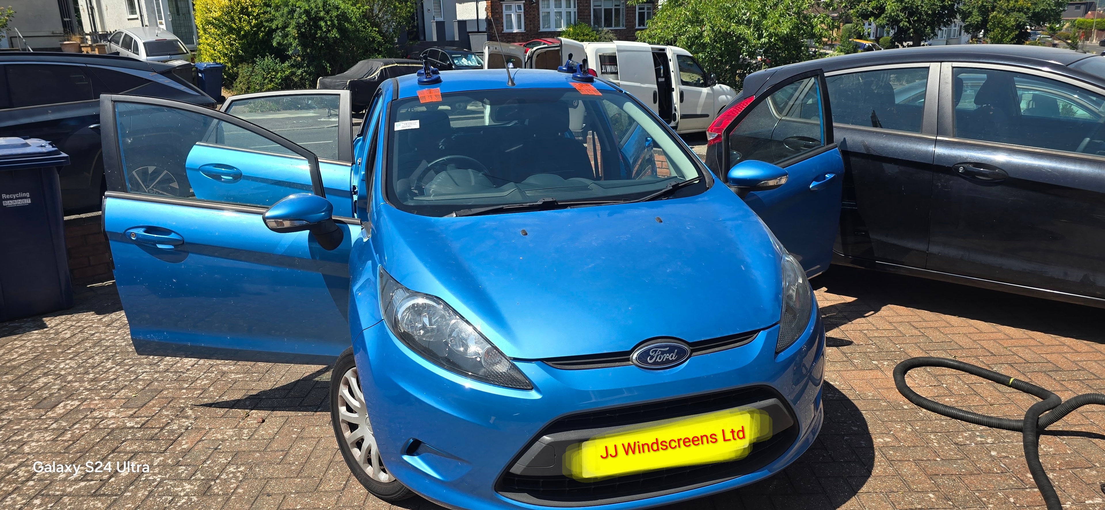 Ford Fiesta windscreen replacement completed in Barnet EN4 by JJ Windscreens Ltd